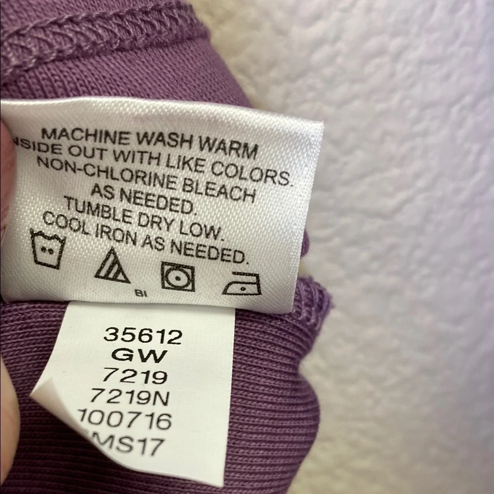 Hannah Andersson Purple Long Sleeve Pajama Top Size 150